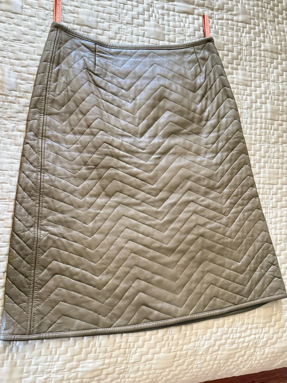 I.Magnin Vintage 60’s Women’s Brown Leather Skirt Size 8